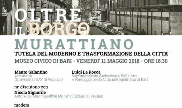 Bari, Museo Civico: incontro sul borgo murattiano